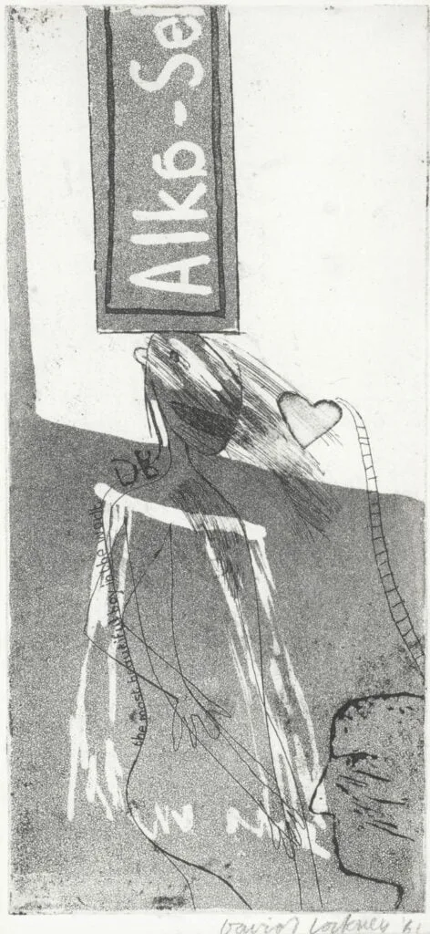 David Hockney Alka-Seltzer 1961