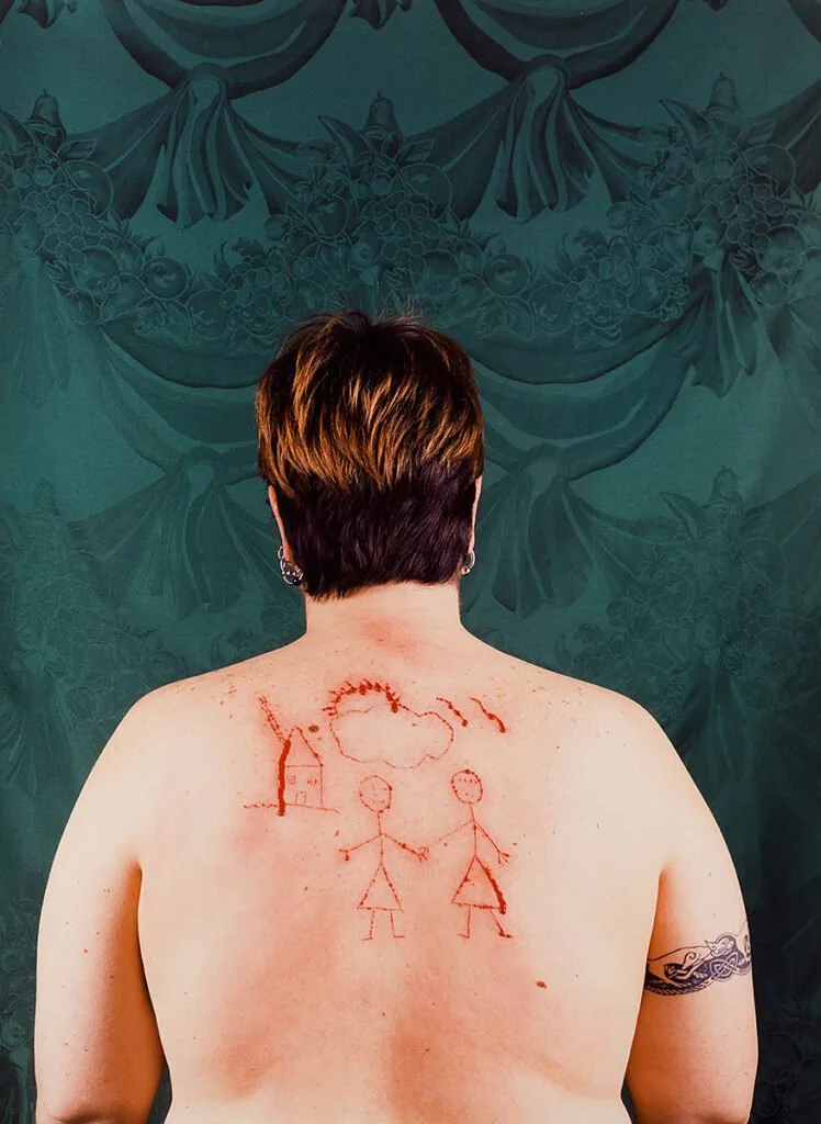 Catherine Opie. Self Portrait/Cutting. 1993. 