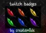 feather twitch badges