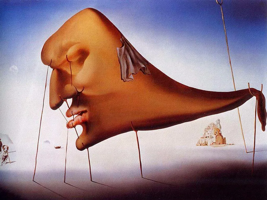 back to school Sleep painting by Dali
