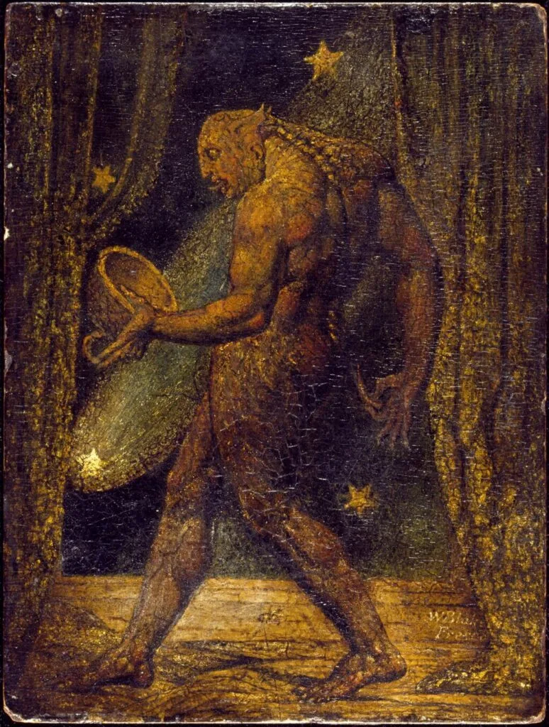William Blake. The Ghost of a Flea. ca. 1819.