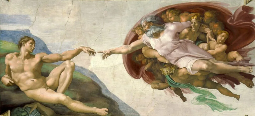 Michelangelo. Creation of Adam. 1508-1512.