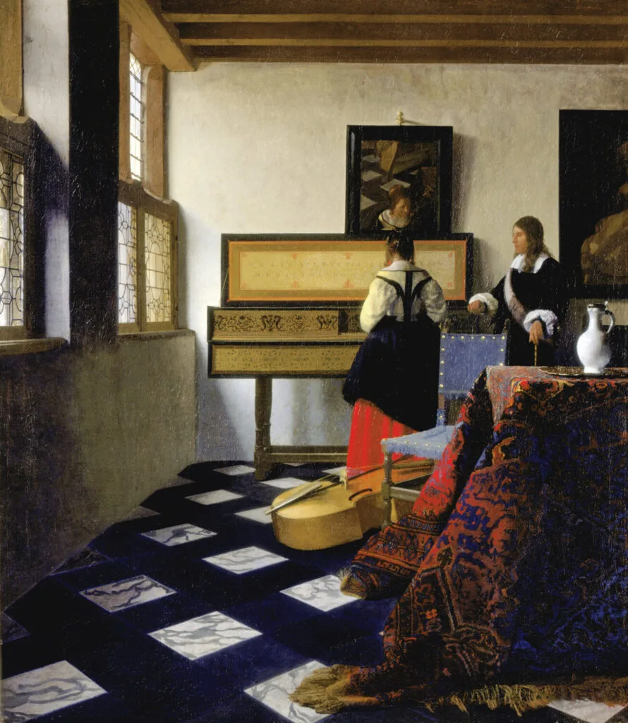 Johannes Vermeer. The Music Lesson. 1662-1665.