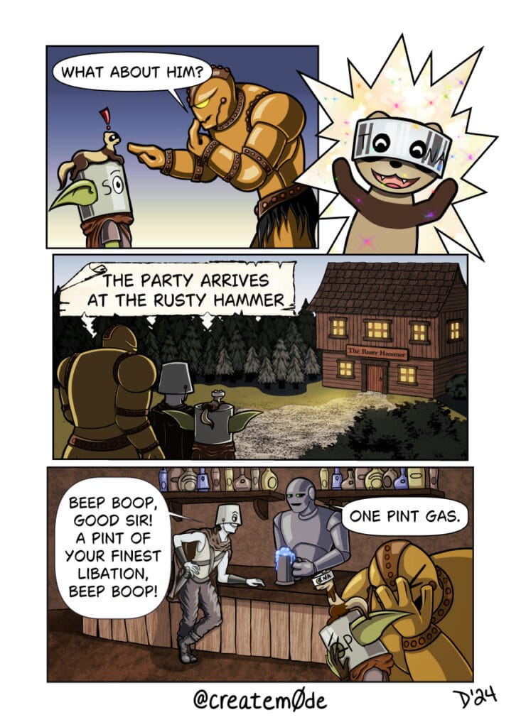 Nat Funny DnD Comic by createm0de