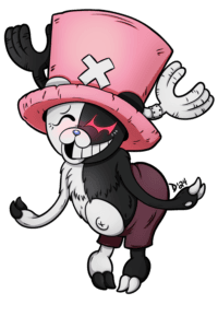 Monokuma and Tony Tony Chopper Mashup
