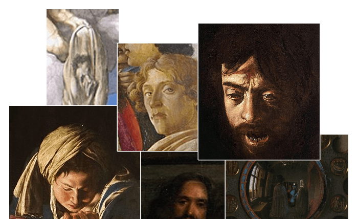 hidden self-portraits collage