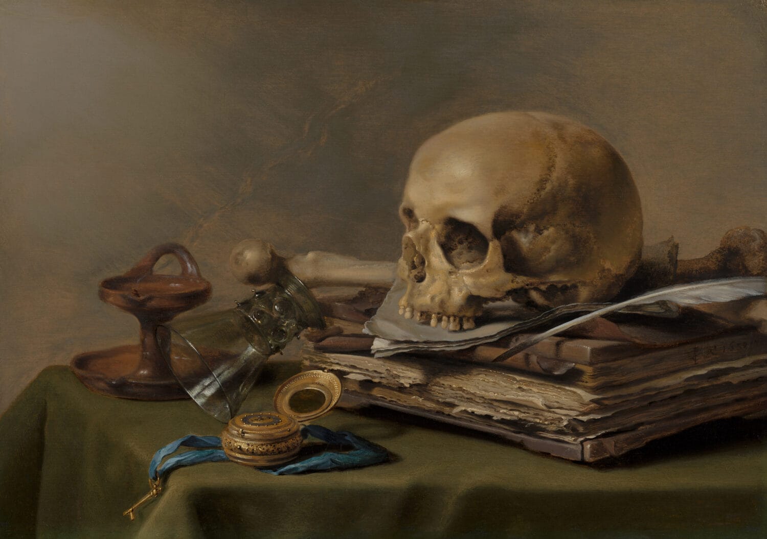 Vanitas Still Life by Pieter Claesz. 1630.