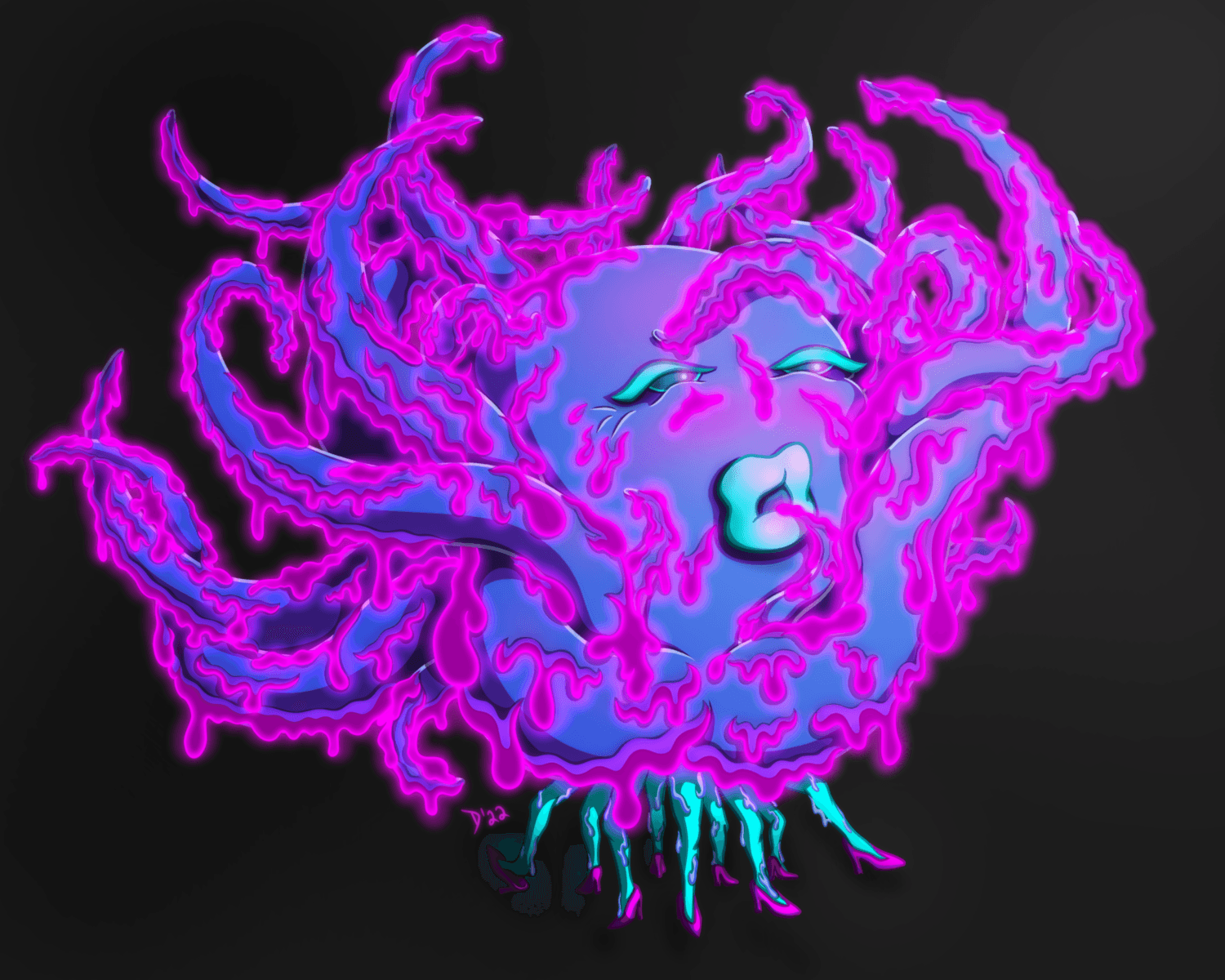 Billie III the nonbinary tentacle monster